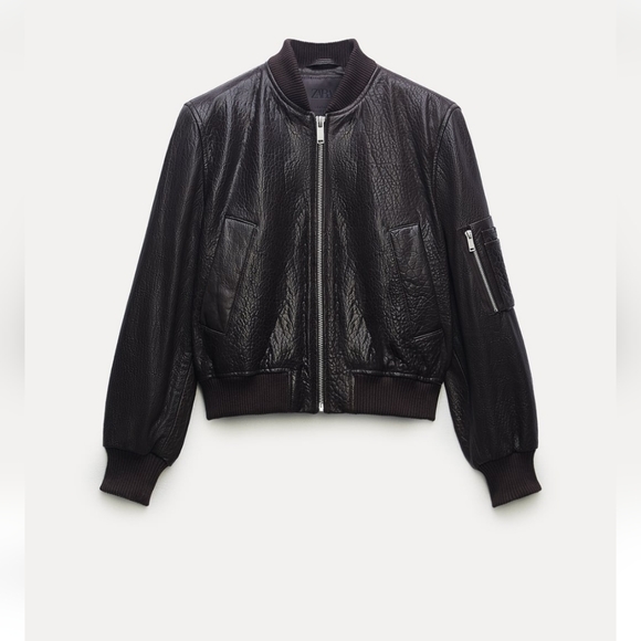 ZARA leather jacket - Picture 1 of 6